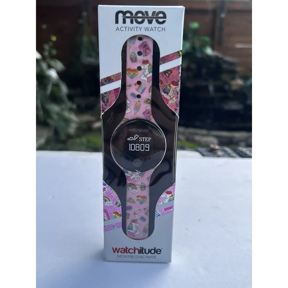 NEW Sealed Watchitude MOVE Activity Watch Unicorn Treats Pink Kids Fitness Track